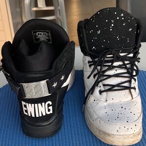 Ewing Men’s Black & White Basketball Sneakers